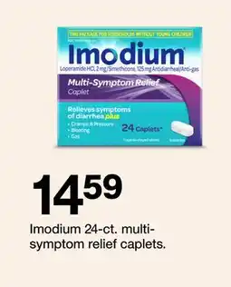 Target Imodium 24-ct. multi-symptom relief caplets offer