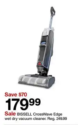 Target BISSELL CrossWave Edge wet dry vacuum cleaner offer
