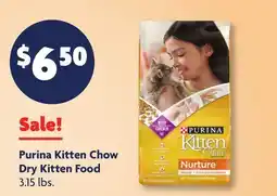 Family Dollar Purina Kitten Chow Dry Kitten Food offer