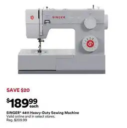 Michaels SInGeR 4411 Heavy-Duty Sewing Machine offer