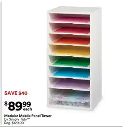 Michaels Modular Mobile Panel Tower offer