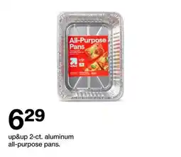 Target up&up 2-ct. aluminum all-purpose pans offer