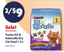 Family Dollar Purina Kit & Kaboodle Dry Cat Food offer