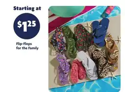 Family Dollar Flip-Flops for the Family offer
