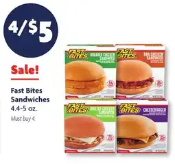 Family Dollar Fast Bites Sandwiches offer