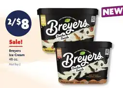 Family Dollar Breyers Ice Cream offer
