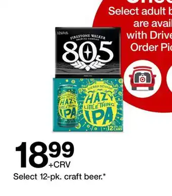 Target Select 12-pk. craft beer offer
