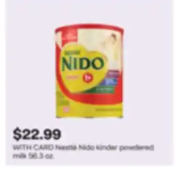 CVS Nestlé Nido kinder powdered milk offer