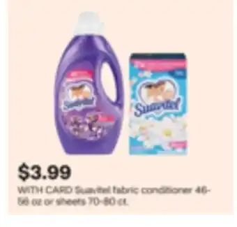 CVS Suavitel fabric conditioner 46- 56 oz or sheets 70-80 ct offer