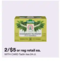 CVS Tadin tea offer
