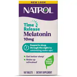 Walgreens Melatonin Time Release Tablets Unflavored offer