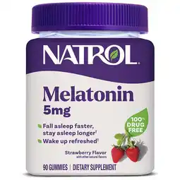 Walgreens Melatonin 5mg Gummies Strawberry offer