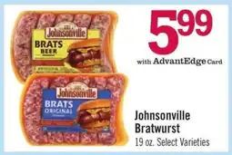 Price Chopper Johnsonville Bratwurst offer