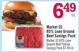 Price Chopper Market 32 85% Lean Ground Beef Savings Pack offer