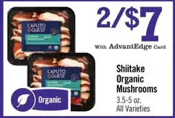 Price Chopper Shiitake Organic Mushrooms offer