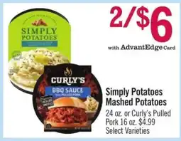 Price Chopper Simply Potatoes Mashed Potatoes offer