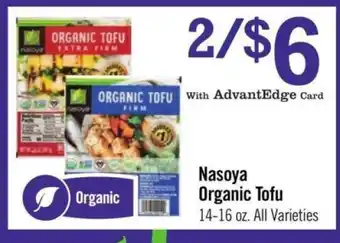 Price Chopper Nasoya Organic Tofu offer