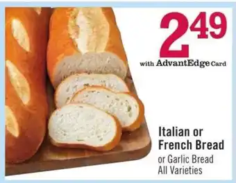 Price Chopper Italian or French Bread offer