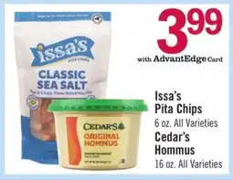 Price Chopper Issa’s Pita Chips offer