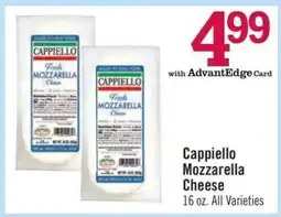 Price Chopper Cappiello Mozzarella Cheese offer