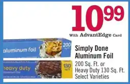 Price Chopper Simply Done Aluminum Foil offer