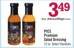 Price Chopper PICS Premium Salad Dressing offer