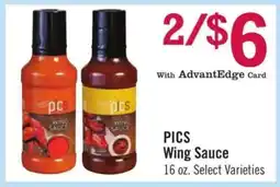 Price Chopper PICS Wing Sauce offer