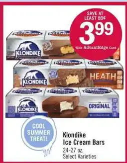 Price Chopper Klondike Ice Cream Bars offer