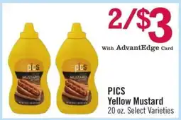 Price Chopper PICS Yellow Mustard offer