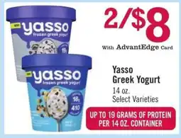 Price Chopper Yasso Greek Yogurt offer