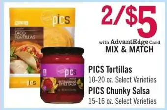 Price Chopper PICS Tortillas offer
