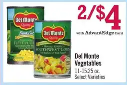 Price Chopper Del Monte Vegetables offer