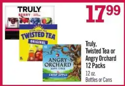 Price Chopper Truly, Twisted Tea or Angry Orchard 12 Packs offer