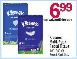 Price Chopper Kleenex Multi-Pack Facial Tissue offer