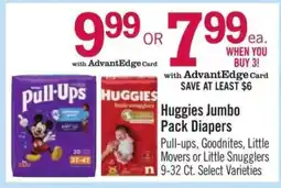 Price Chopper Huggies Jumbo Pack Diapers offer