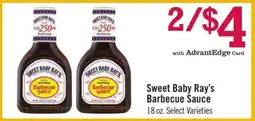 Price Chopper Sweet Baby Ray's Barbecue Sauce offer