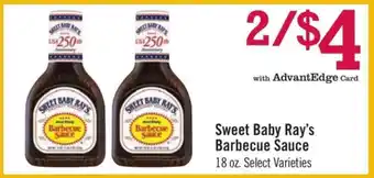 Price Chopper Sweet Baby Ray's Barbecue Sauce offer
