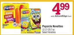 Price Chopper Popsicle Novelties offer