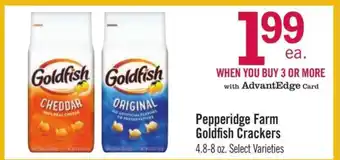 Price Chopper Pepperidge Farm Goldfish Crackers offer