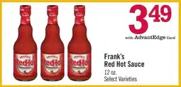 Price Chopper Frank's Red Hot Sauce offer