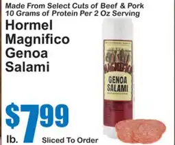 SuperFresh Hormel Magnifico Genoa Salami offer