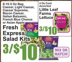 SuperFresh Fresh Express Salad Kits offer