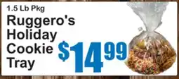 SuperFresh Ruggero's Holiday Cookie Tray offer