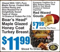 SuperFresh Boar's Head Maple Glazed Honey Coat Turkey Breast offer