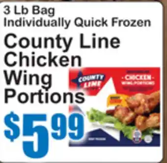 SuperFresh County Line Chicken Wing Portions offer