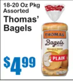 SuperFresh Thomas' Bagels offer