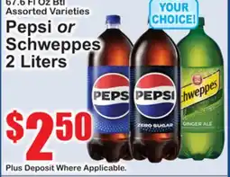 SuperFresh Pepsi or Schweppes offer