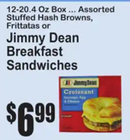 SuperFresh 12-20.4 Oz Box ... Assorted Stuffed Hash Browns, Frittatas or Jimmy Dean Breakfast Sandwiches offer