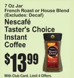 SuperFresh Nescafé Taster's Choice Instant Coffee offer