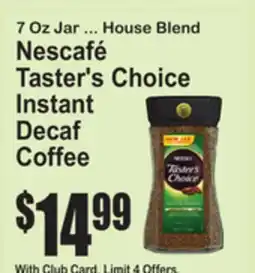 SuperFresh Nescafé Taster's Choice Instant Decaf Coffee offer
